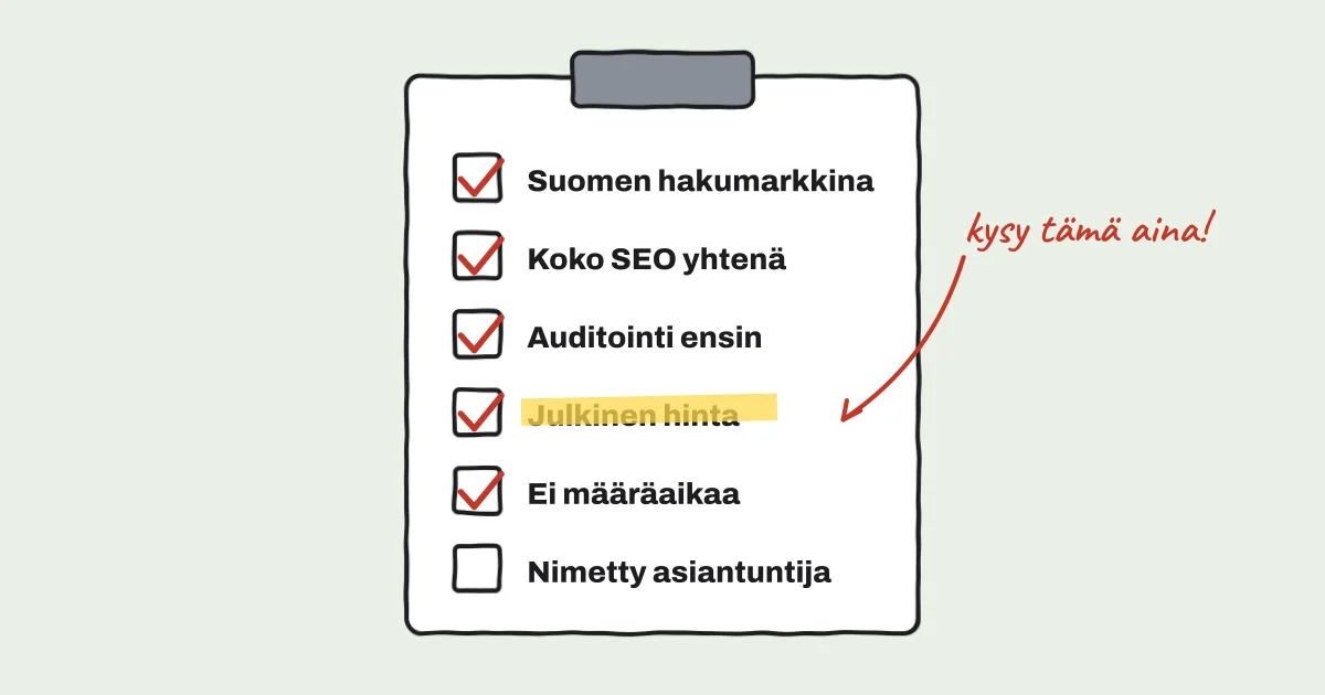 Miten valita SEO-toimisto? 12 kriteeriä oikeaan valintaan